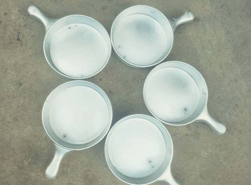 武汉铝制小奶锅平底锅