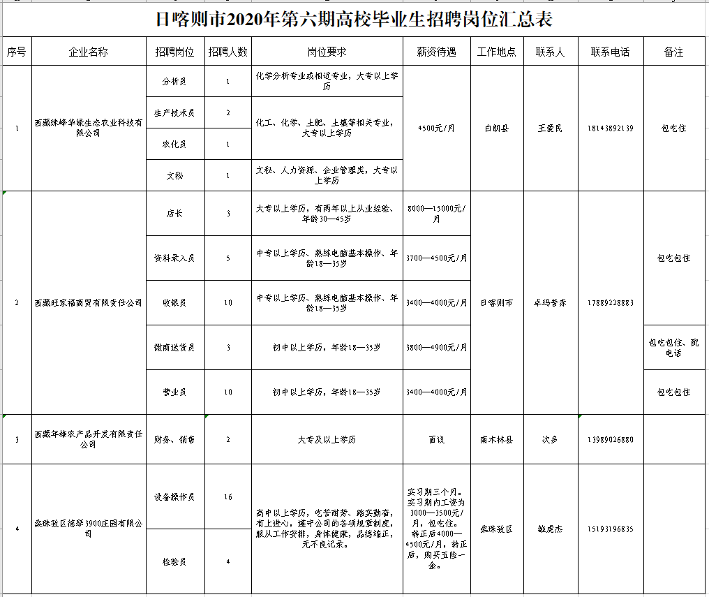 日喀则地区市企业调查队招聘详情及最新岗位解析